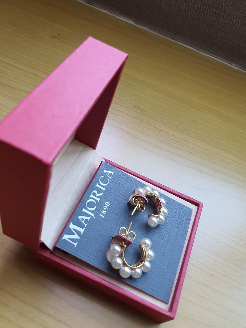 Majorica 1890 pearl earrings online