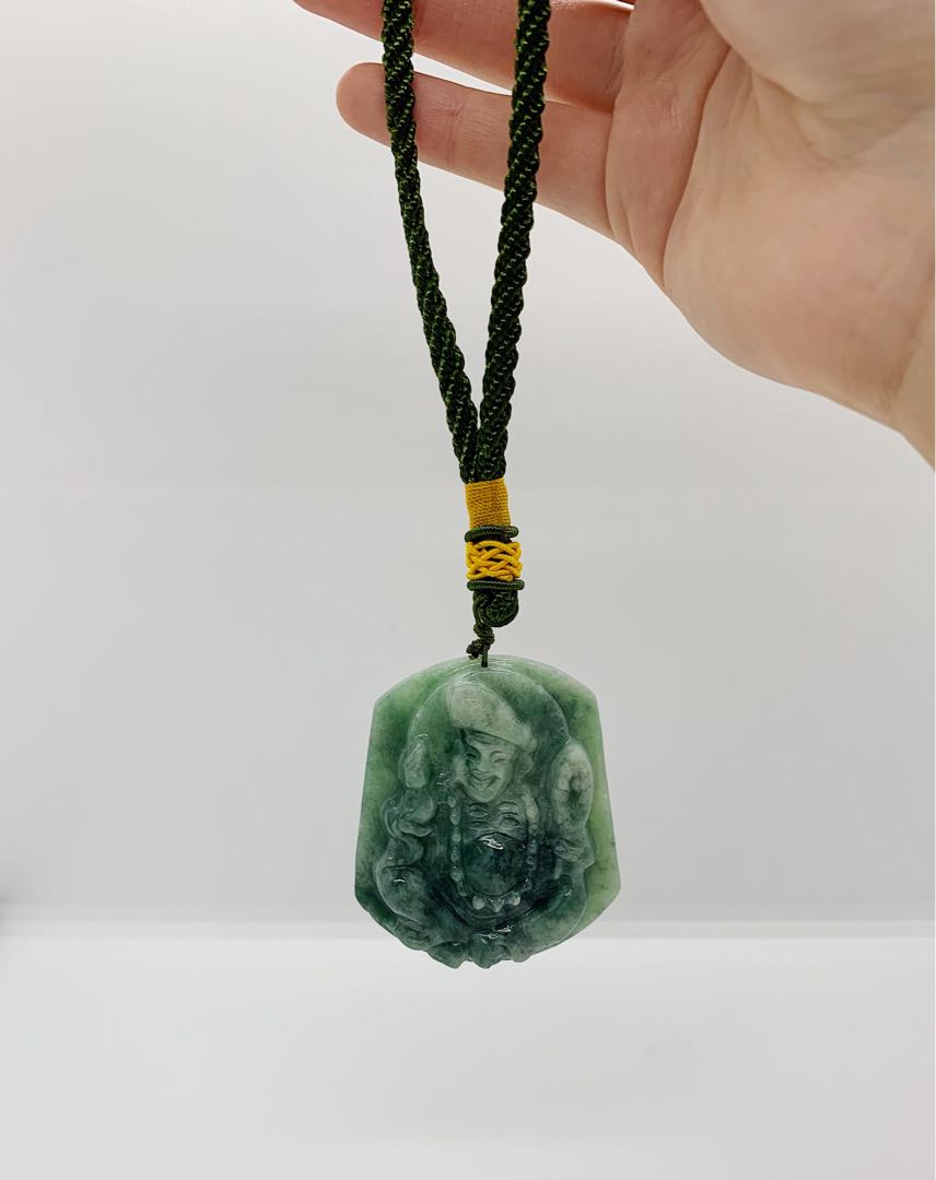 Genuine jade hotsell buddha pendant