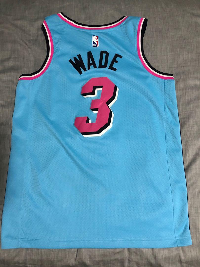 Dwyane Wade Miami Heat Vice Wave Jersey, Men's Fashion, Activewear on  Carousell