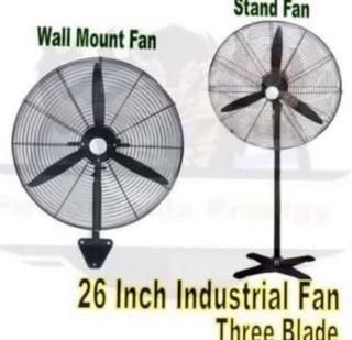 [NEW] 26 INCH INDUSTRIAL WALL FAN/ WALL MOUNT FAN/ STANDING FAN/ 26 INCHES/ 26” FAN