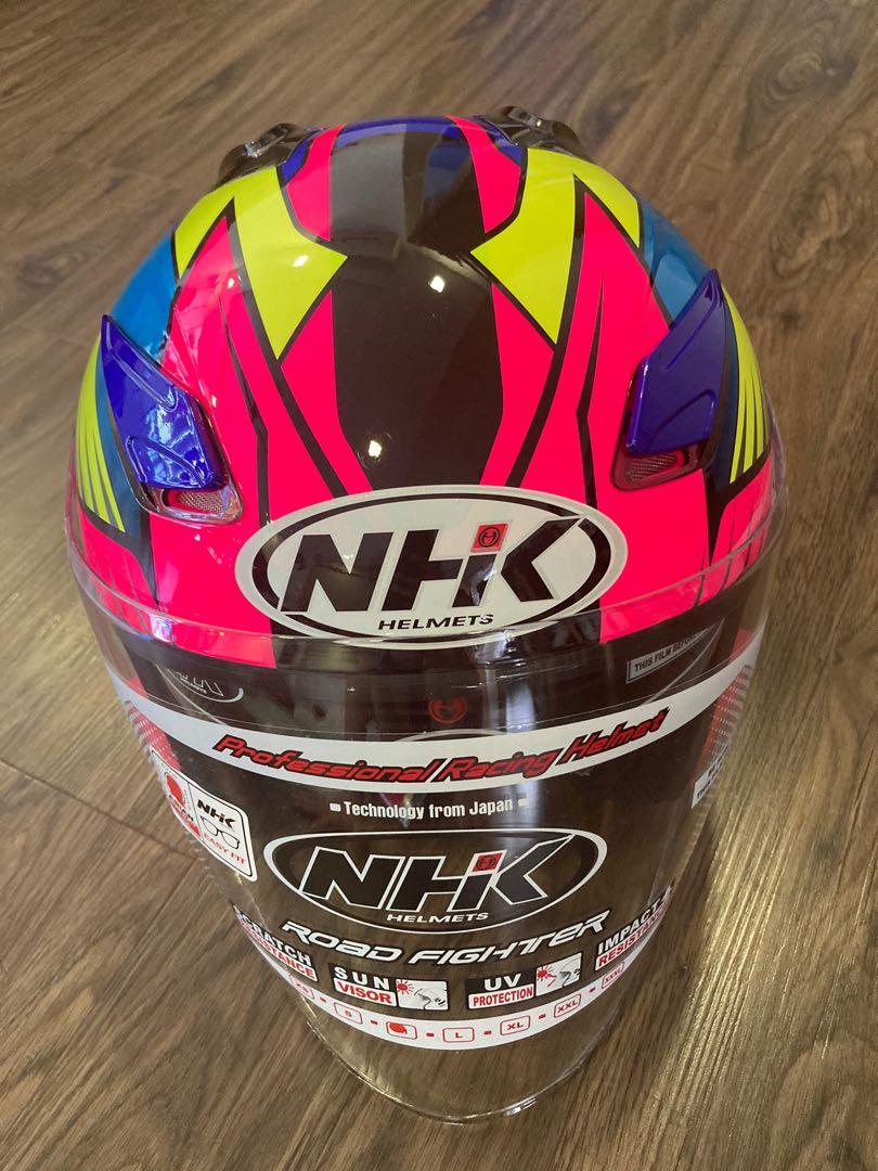 NHK Helmet Double Visor ( Clear Stock), Motorcycles, Motorcycle