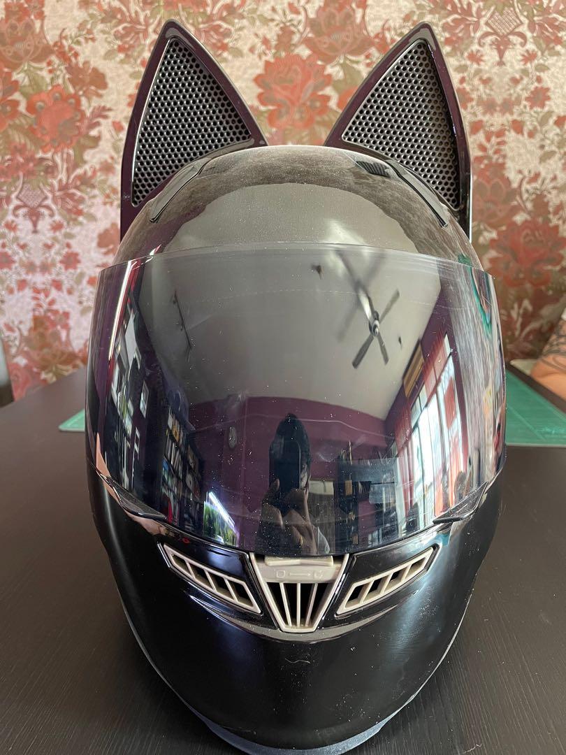 Nitrinos Neko cat ears helmet Auto Accessories on Carousell