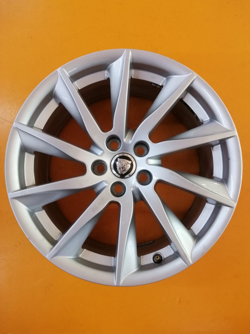 Original jaguar 18inch rims. T5, Car Accessories, Tyres & Rims on Carousell