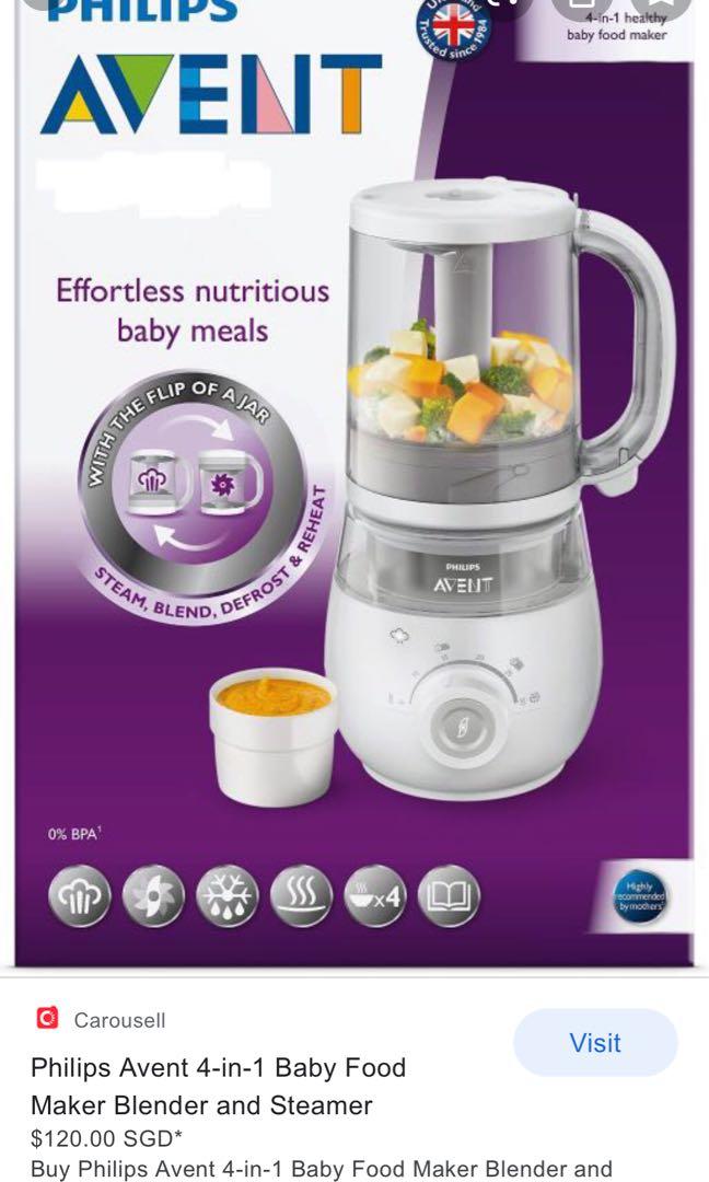 Philips avent baby food maker, Babies & Kids, Nursing & Feeding