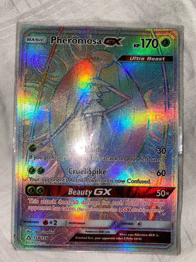 Pheromosa GX - 158/156 - Secret Rare - Pokemon Singles » Sun