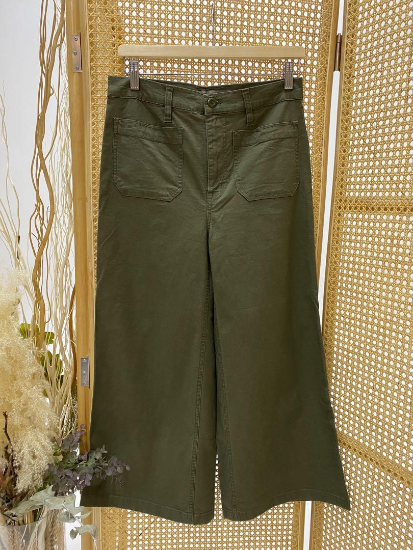 J crew point hotsell sur wide leg pants