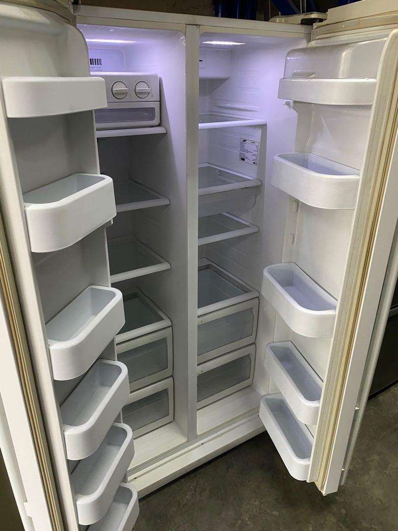white side by side refrigerator for sale