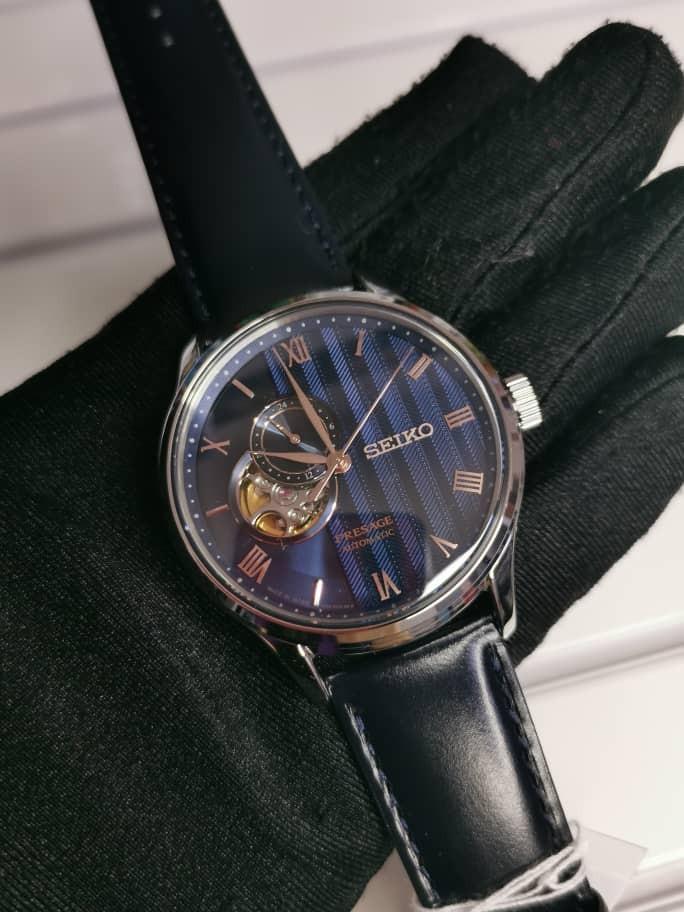 Seiko presage zen garden open heart top