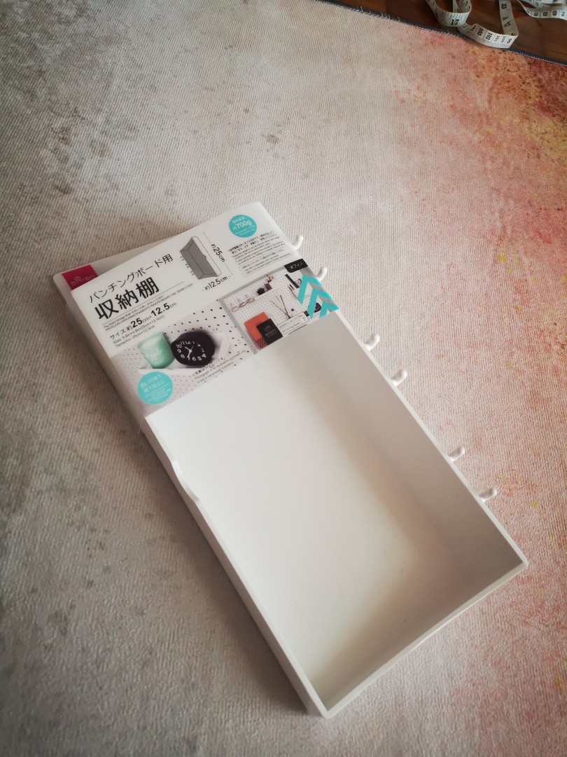 Shelf for Daiso peg board, Furniture & Home Living, Furniture, Shelves
