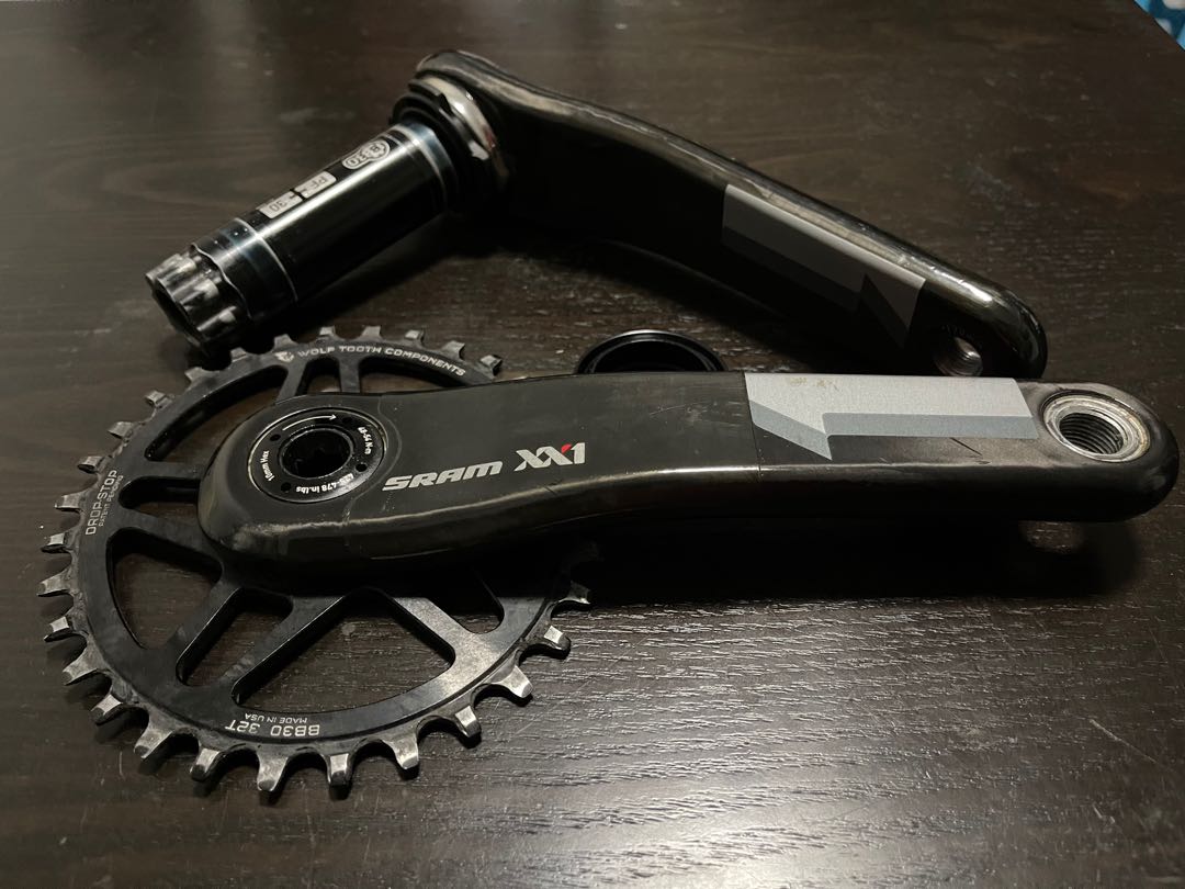 SRAM XX1 Crankset PF30 BB30 Sports Equipment Bicycles Parts