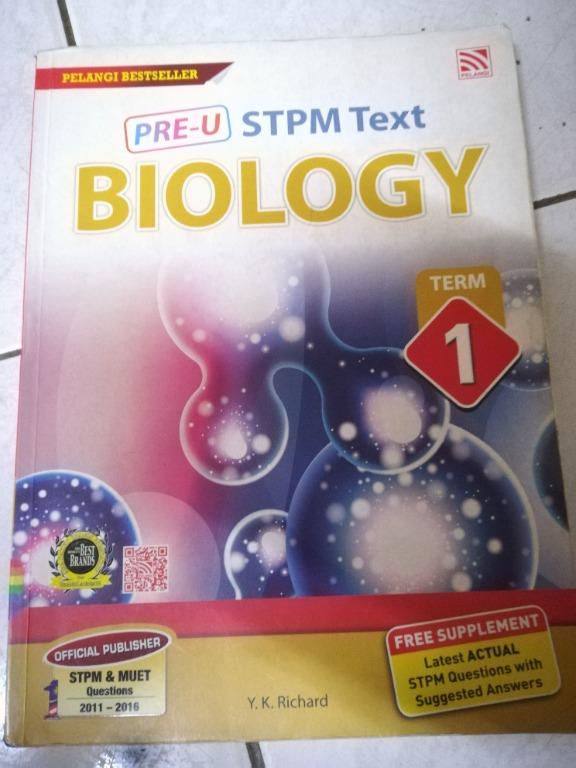 STPM Biology Term 1, Hobbies & Toys, Books & Magazines, Textbooks on ...