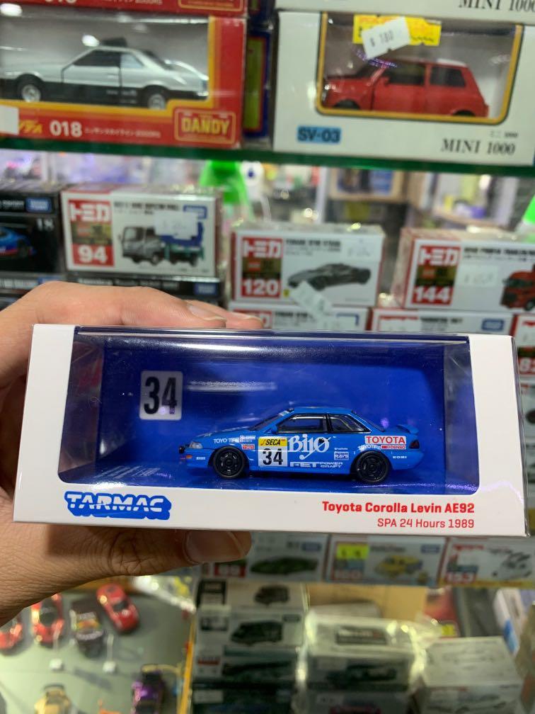 倉底尋回清貨大特價 Tarmac Works 1 64 Toyota Corolla Levin Ae92 34 Spa 24 Hours 19 Okamoto Matsuda Nitta 興趣及遊戲 玩具 遊戲類 Carousell