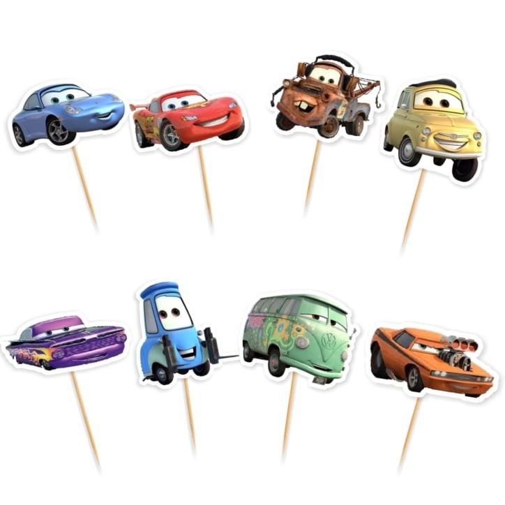 Musings of an Average Mom: Cars 3 Cupcake Toppers