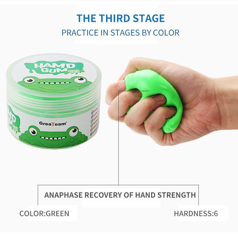 Therapy Putty Hand Gum Exercise Training Kekuatan Tangan Jari Rehab