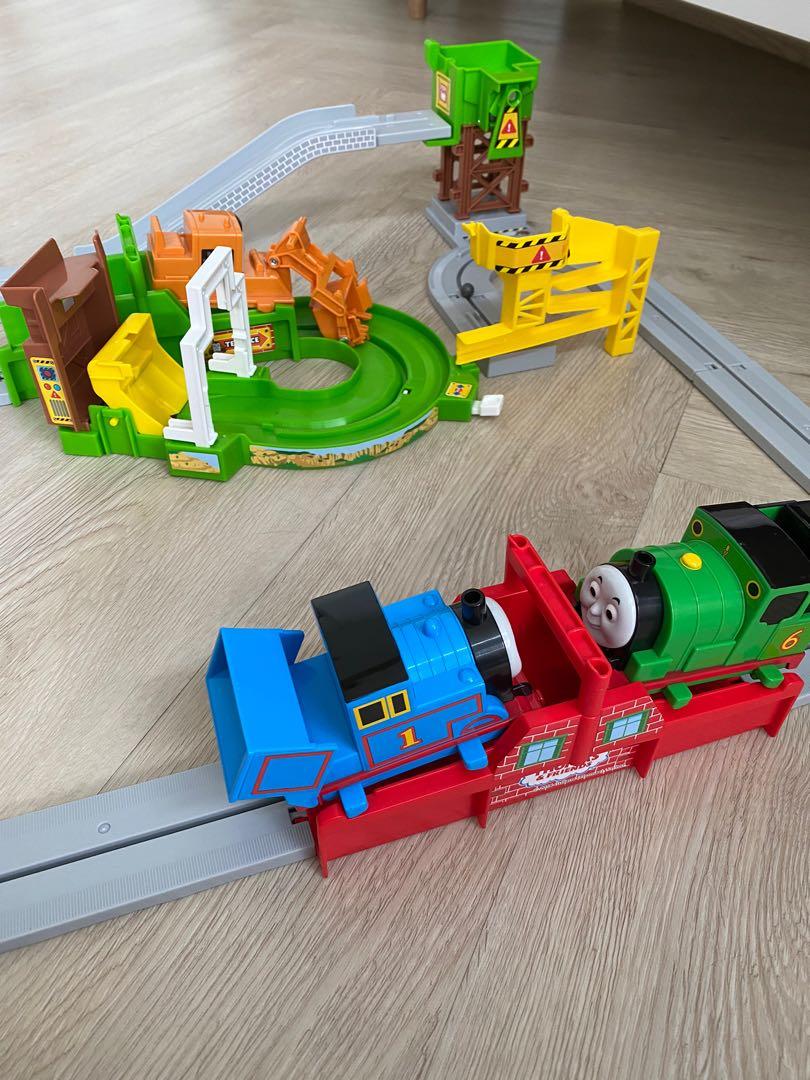 dinosaur wooden train track