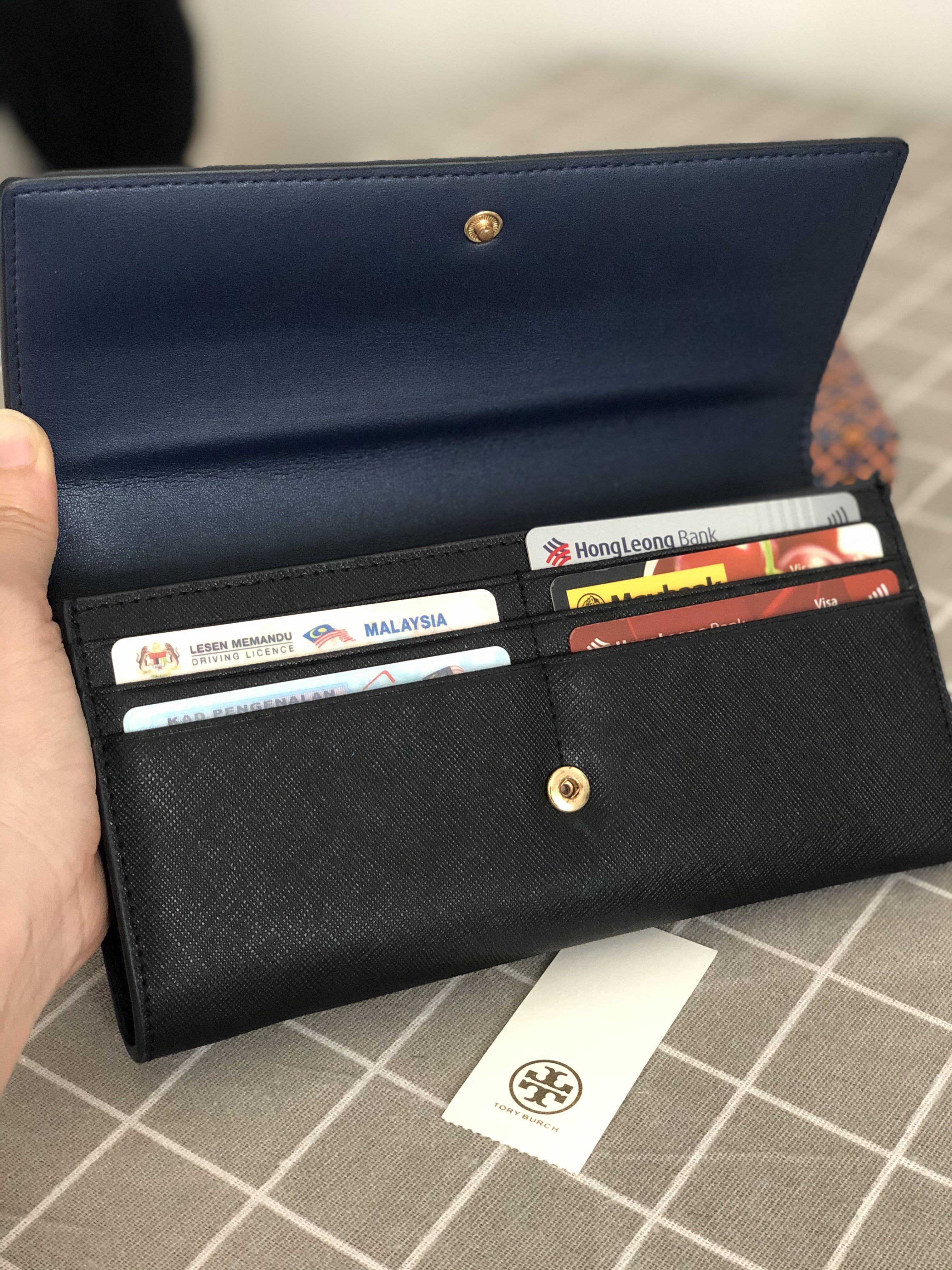 Tory Burch Robinson Envelope Continental Wallet, Luxury, Bags & Wallets on  Carousell