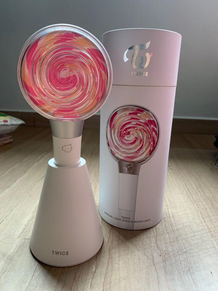 Twice Official Light Stick Mood Light Hobbies Toys Memorabilia Collectibles K Wave On Carousell