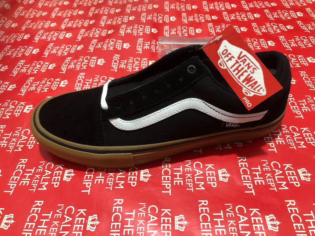 Vans old skool on sale black gum original