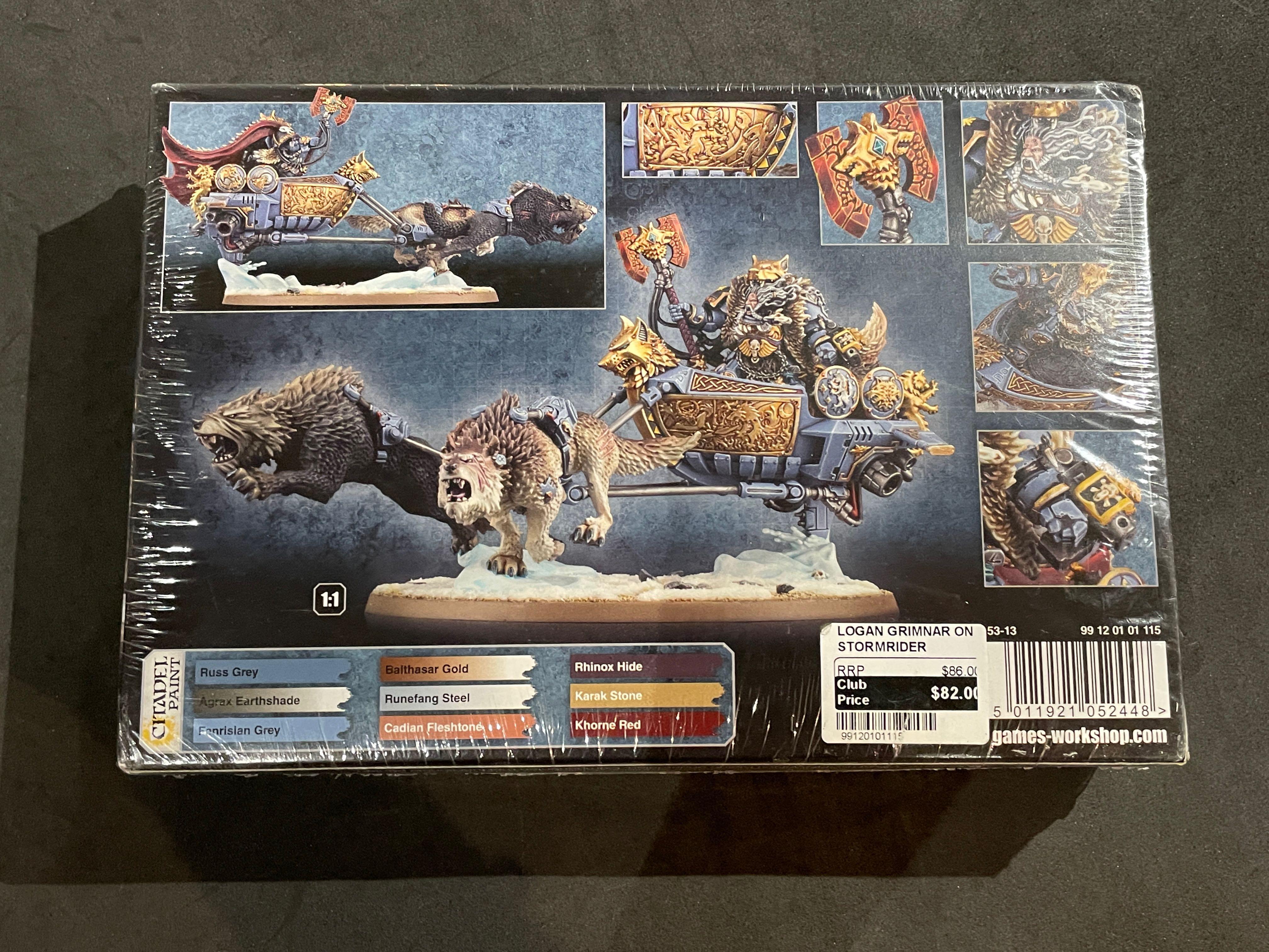 Warhammer 40k Logan Grimnar On Stormrider, Hobbies & Toys, Toys
