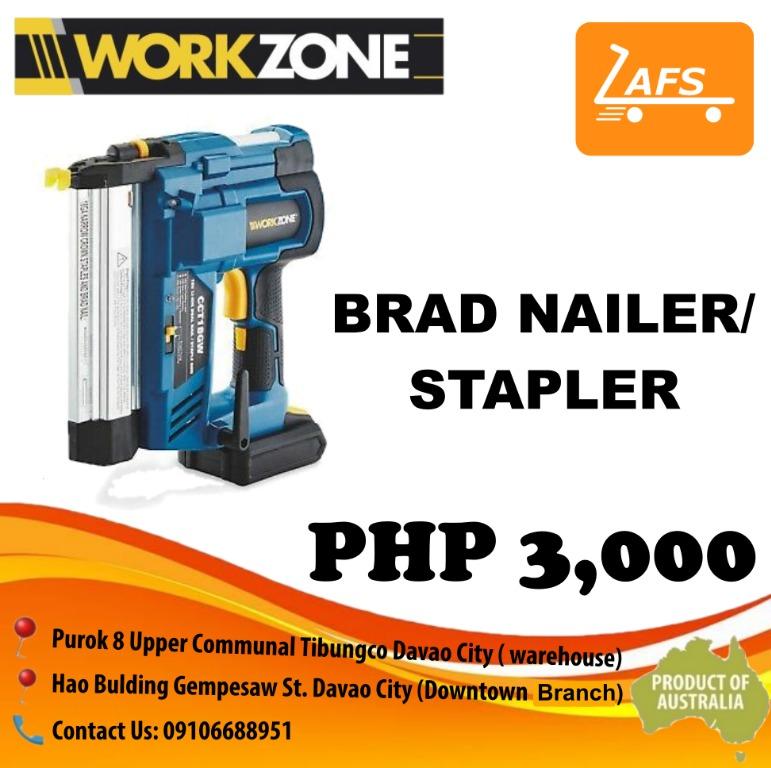 Workzone brad sales nailer