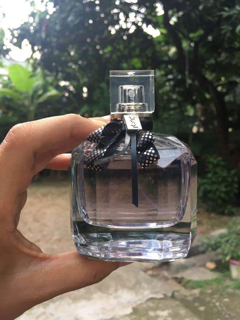 YSL Mon Paris Couture EDP Box Tester 85 left from 90ml Kesehatan Kecantikan Parfum Kuku Lainnya di Carousell
