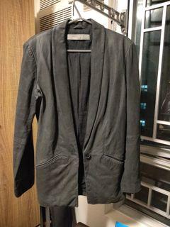 ZARA BASIC皮褸