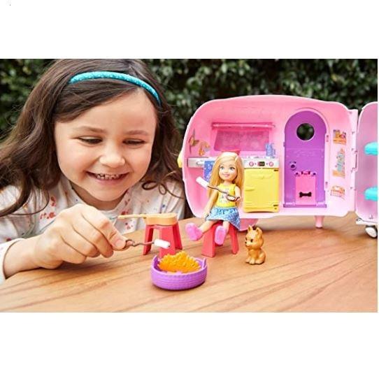 Barbie club chelsea camping set clearance