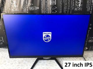 20pc Philips 27 inch Slim Frame IPS Gaming LED Monitor,75hz,1080p,HDMI,Wallmount,Audio Out