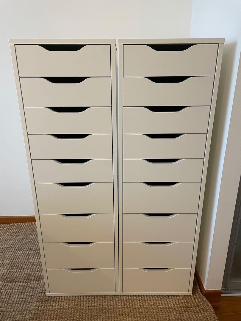ALEX Drawer Unit/drop File Storage, White, 141/8x271/2 IKEA, 41 OFF
