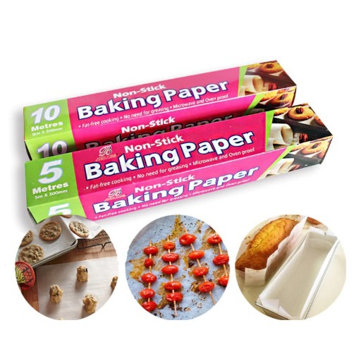 Parchment for Baking 10M Bakery Baking BBQ Party 5M Paper Paper Rectangle  Sheets Kitchen，Dining & Bar