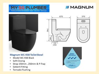 Toilet bowl with installation sales! Collection item 2