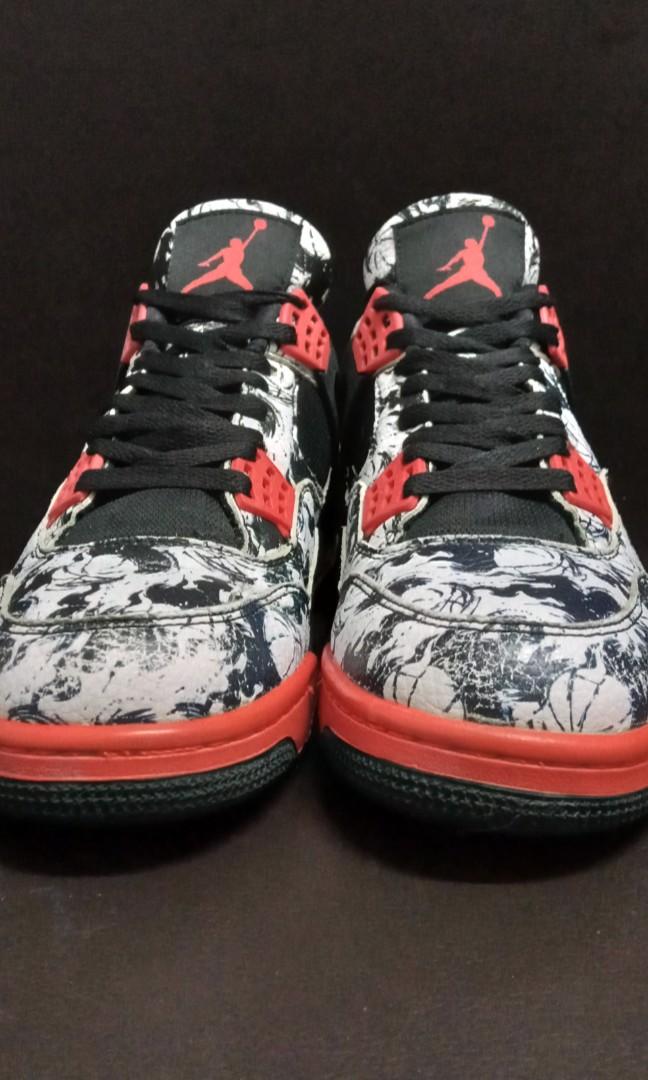 Air Jordan 4 Retro Tattoo Men s Fashion Footwear Sneakers on
