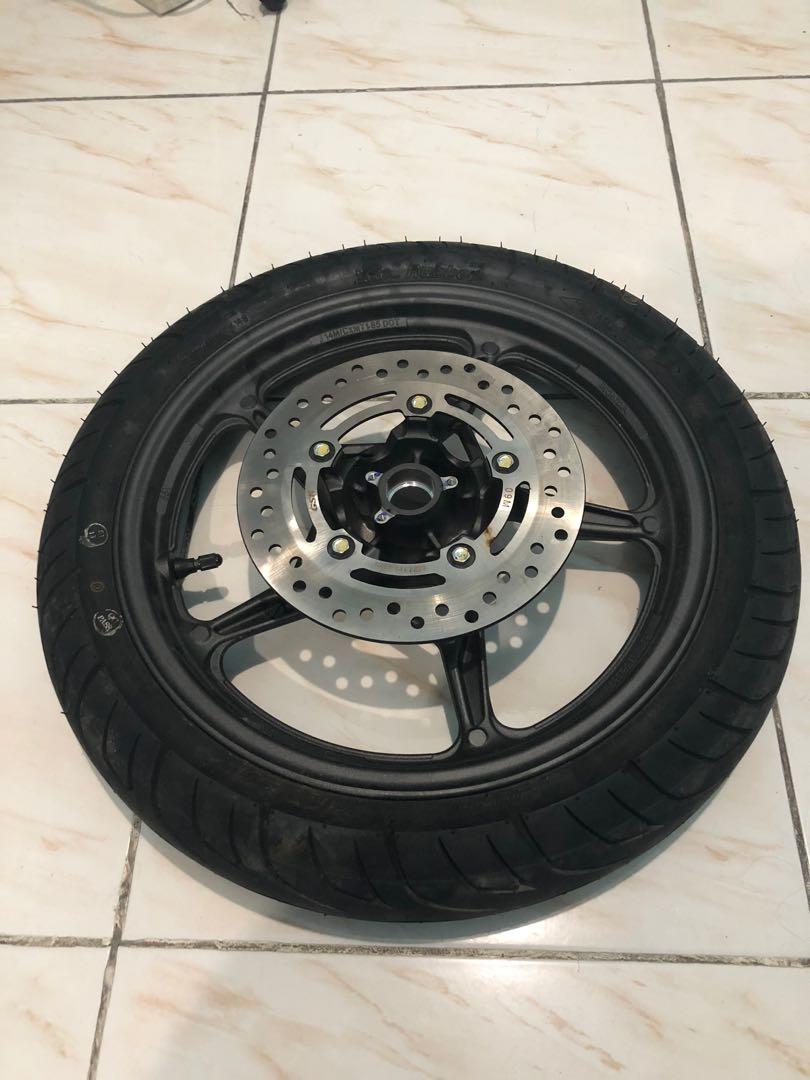 Airblade Stock Mags + Vee Rubber 90/80/14 + Disc Plate, Motorbikes