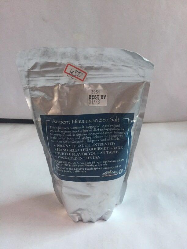 Ancient Himalayan sea salt ( 448 gms) (Category: Spice & Seasoning) located in Pasay City. Submitted by redgiftshop (Listing ID 1083559964, Image 2). Description: 100% natural and untreated hand selected gourmet grade subtle flavor you can taste packed in the USA product code :CL.