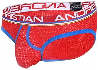 Andrew Christian Bamboo Brief Almost Naked Electric Blue Underwear