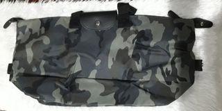 Army green beach bag (foldable)