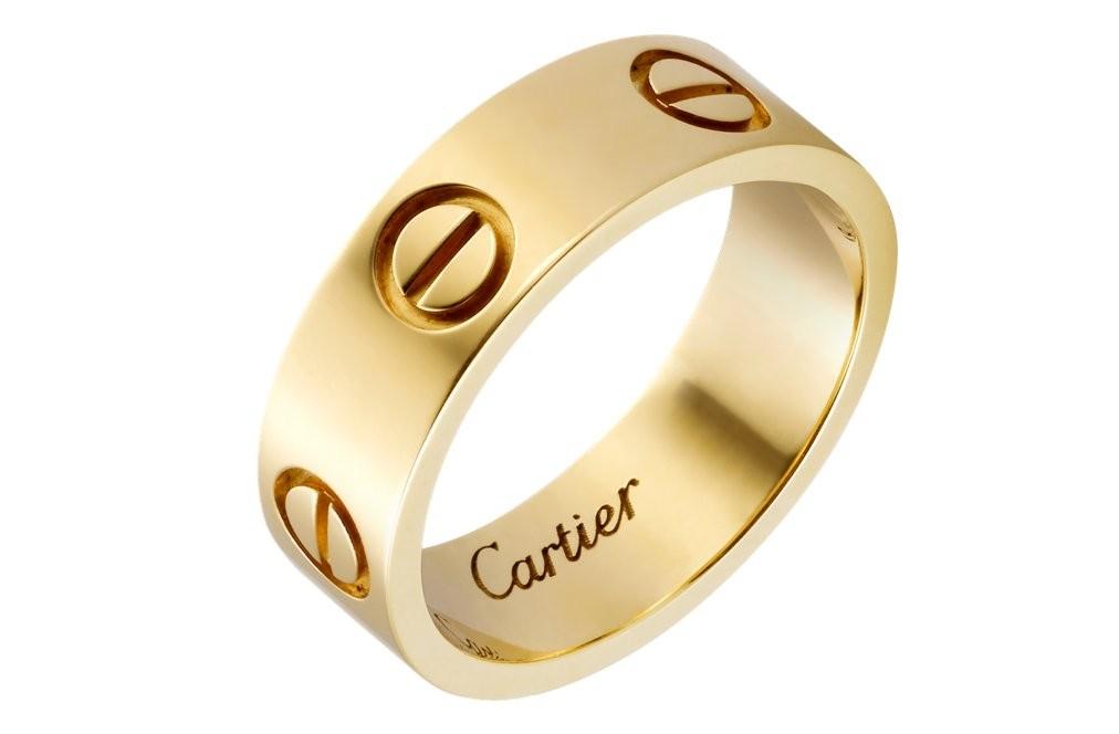Cartier 24k gold ring discount