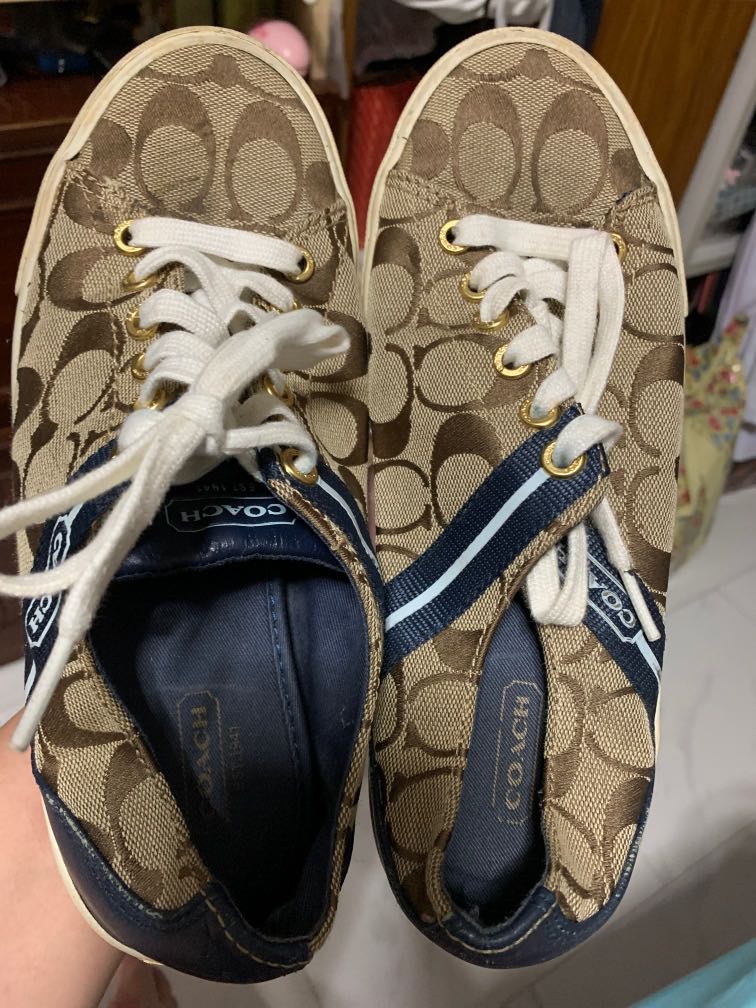 coach canvas shoe