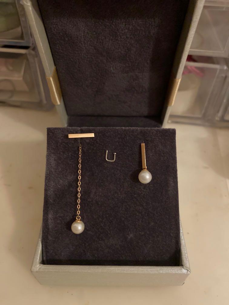 Goldheart online pearl earrings
