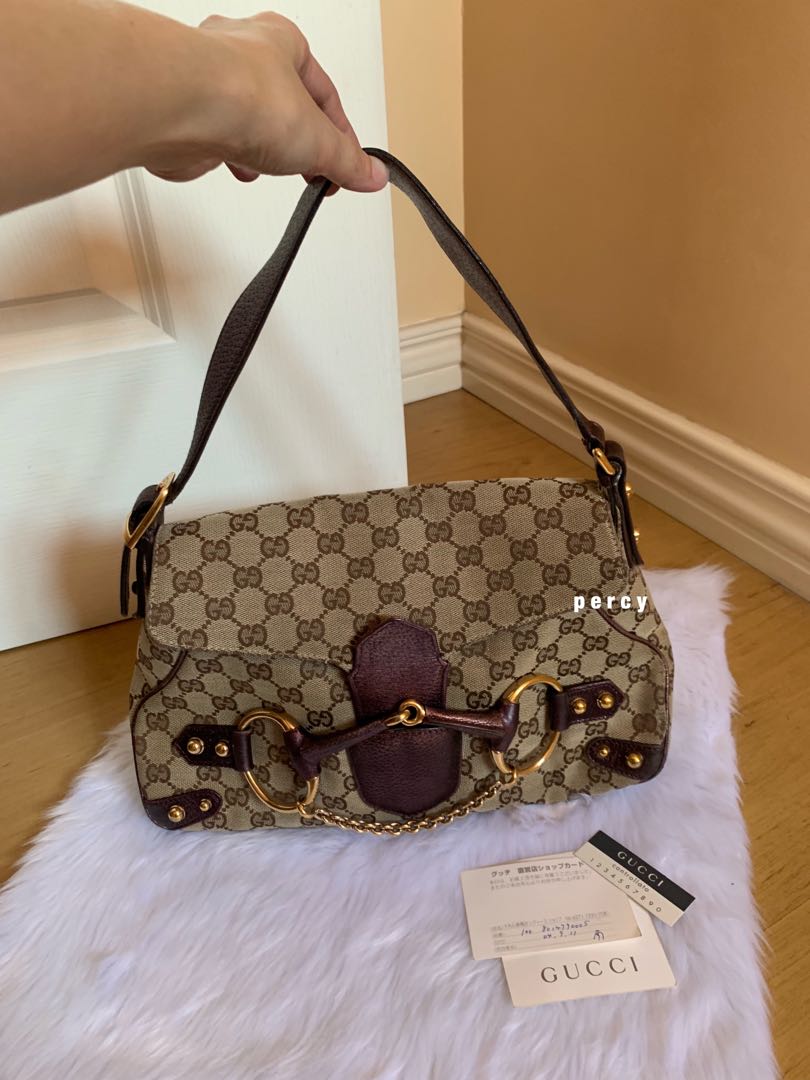 Authentic Preloved Gucci Horsebit  Flap Bag, Luxury, Bags & Wallets