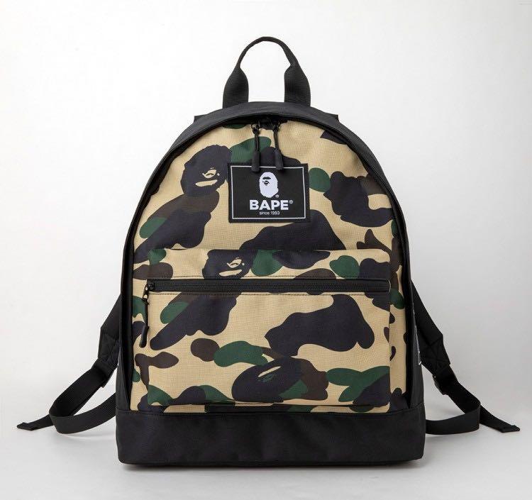 clear bape backpack