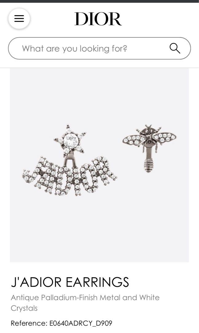 Dior jadior earrings clearance