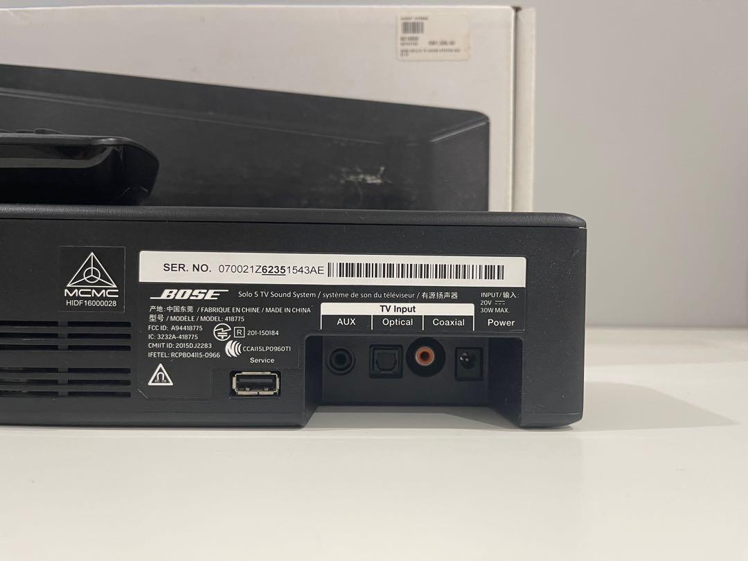 Bose solo 5 rear speakers sales