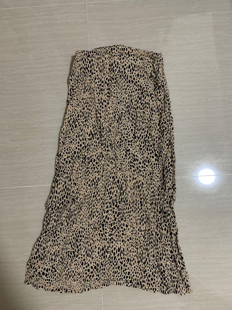 Brandy melville cheetah midi skirt online