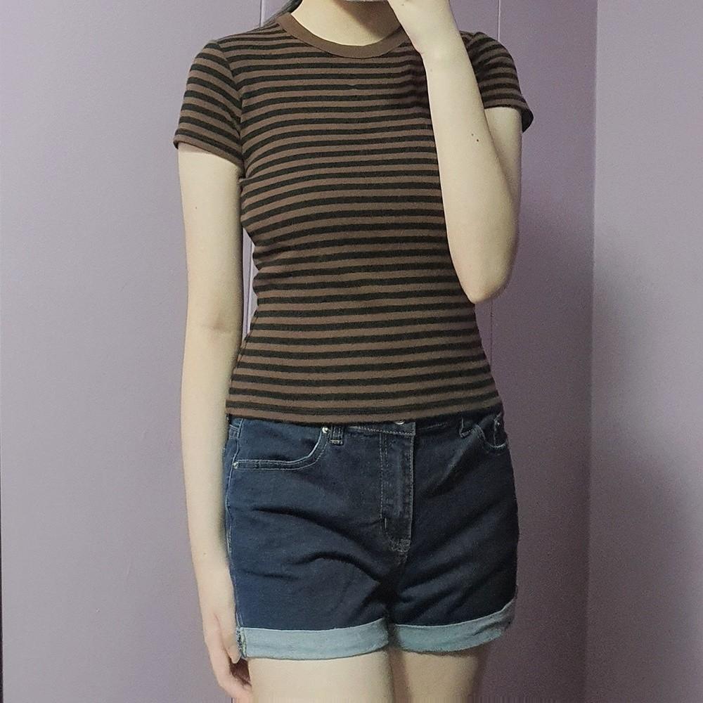 Hailie Stripe Top – Brandy Melville