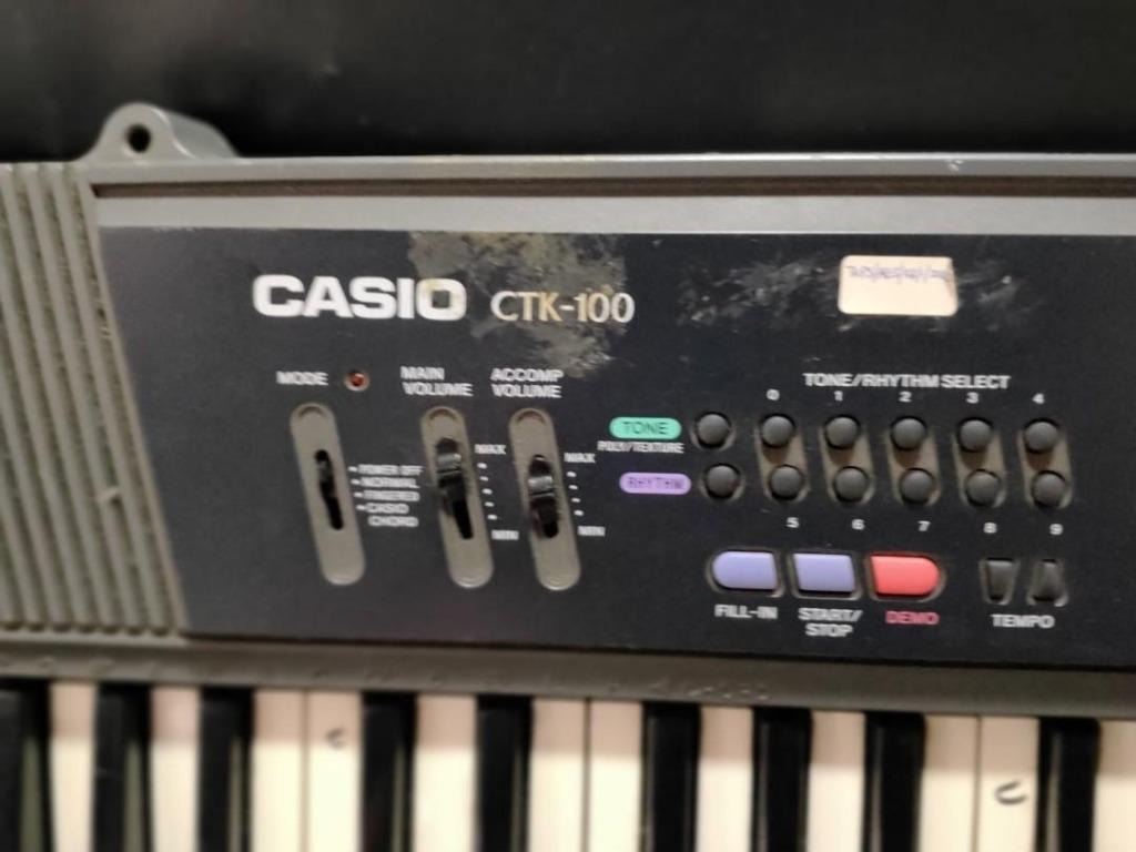 Casio CTK 100 Portable Piano Electronic Keyboard 50 each Hobbies Toys Music Media Musical Instruments on Carousell