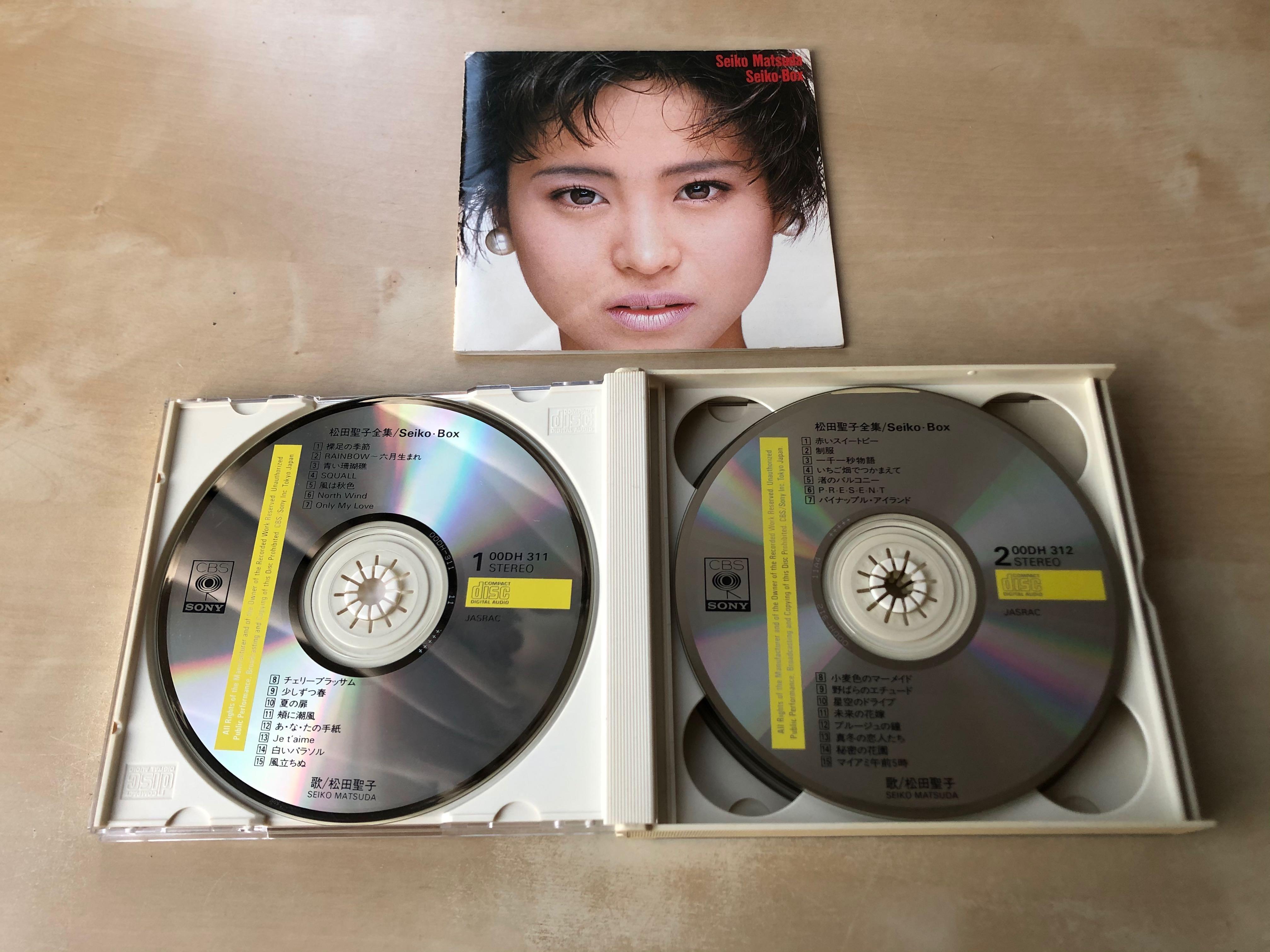 CD丨松田聖子Seiko Box (4CD) Matsuda Seiko 日本版, 興趣及遊戲, 音樂