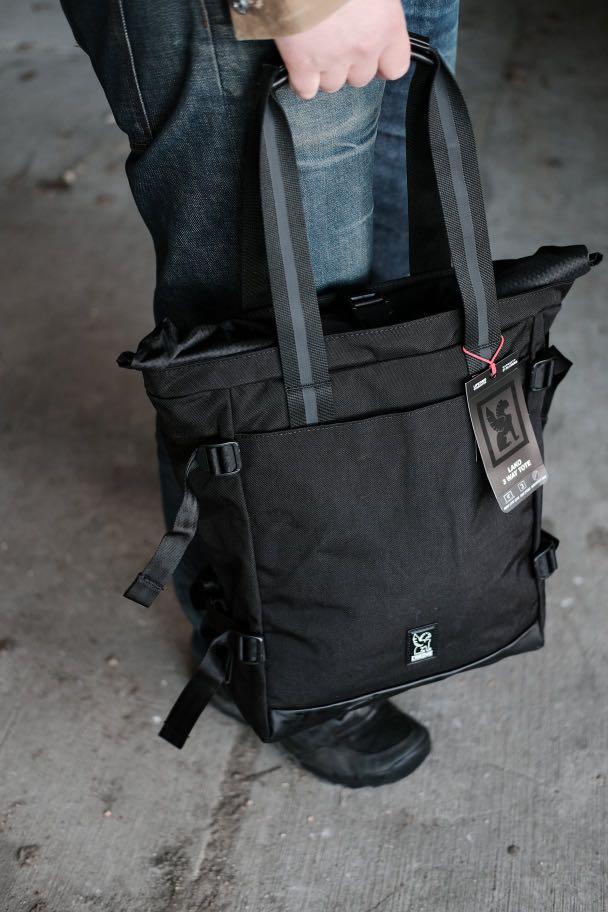 Chrome Industries Lako 3Way Tote Backpack Shoulder Bag Laptop Bag Man