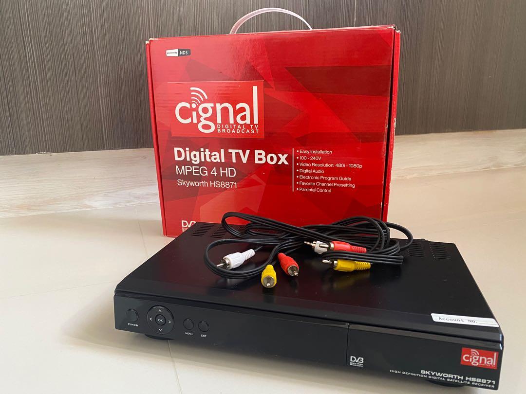 Cignal TV box, TV & Home Appliances, Electrical, Adaptors & Sockets on