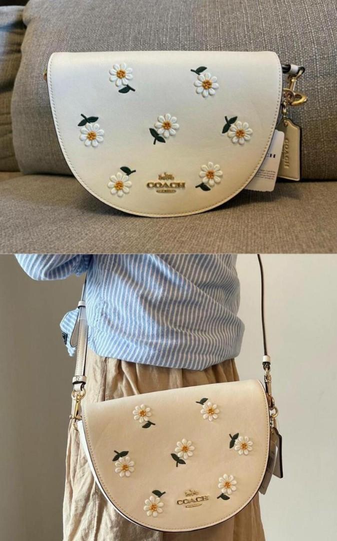 Ellen crossbody with daisy applique sales